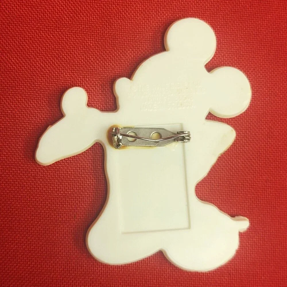Vintage Disney Plastic Mickey Mouse Pin